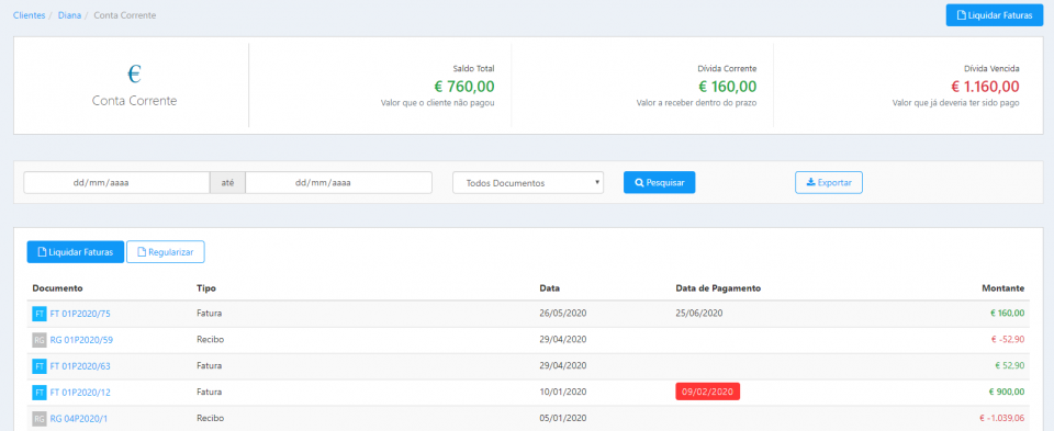 Consultar a Conta Corrente