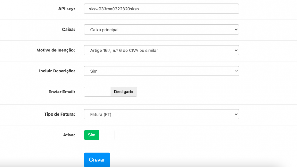 Configurar Shopkit e Vendus - Backoffice Vendus