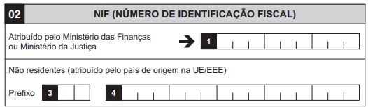 NIF - Declaração de Ínicio de Atividade