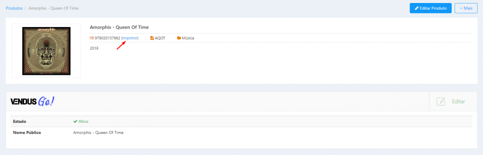 Etiquetas - Produtos com Código de Barras
