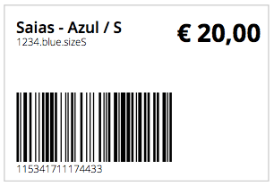 Etiqueta tipo Expositor