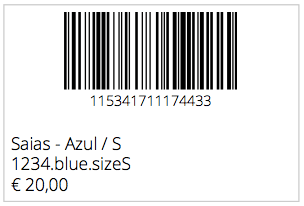 Etiqueta tipo Normal