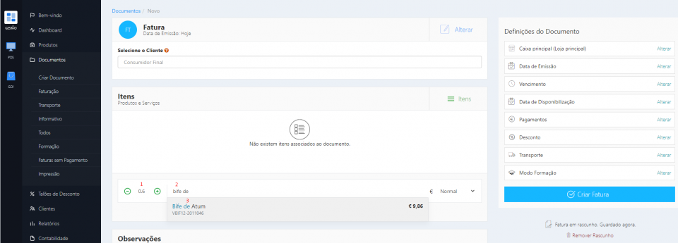 Quantidade Backoffice - 1