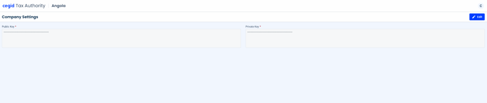 Upload Chaves Pública e Privada
