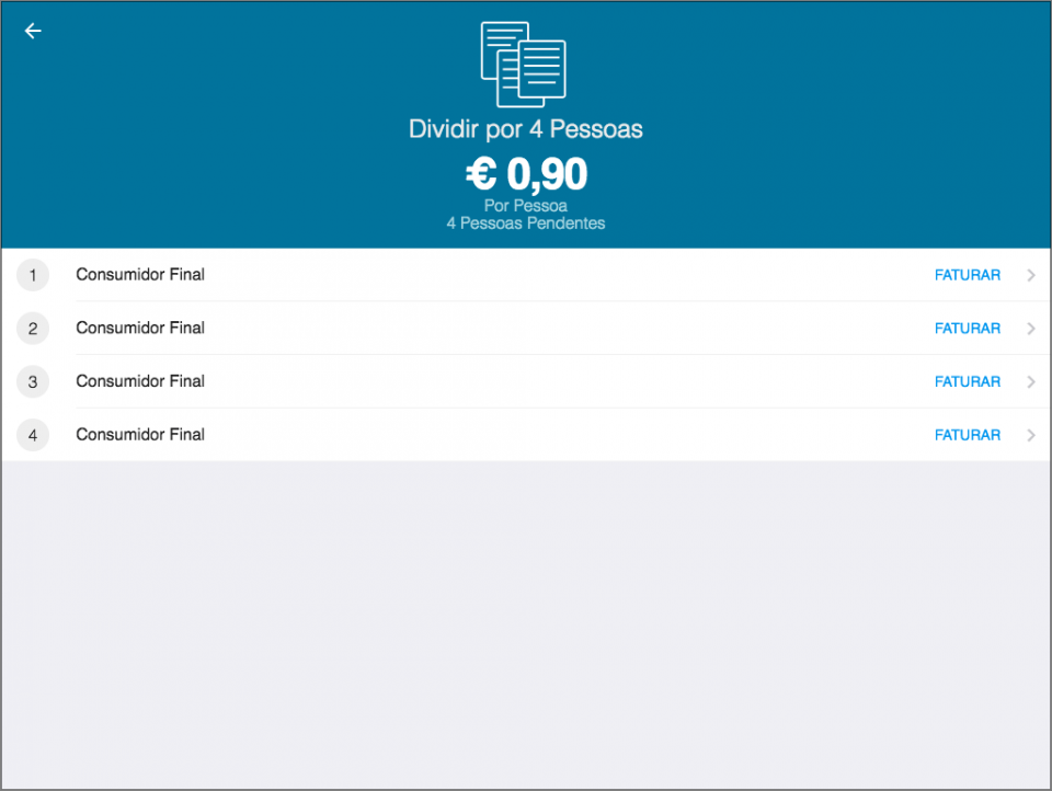 Dividir Conta - Passo 2
